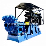 Плавучий понтонный шламовый насос серии ZJ для обезвоживания шлама