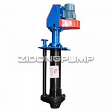 Вертикальный шламовый насос 65QV проточная часть резина